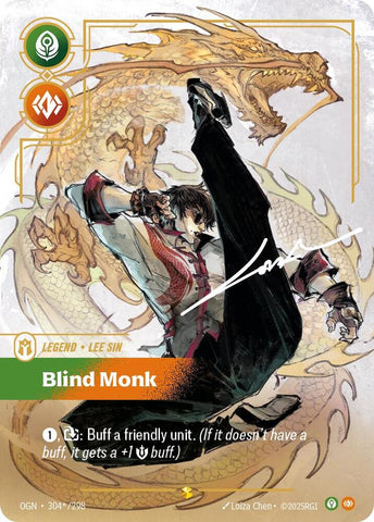 Lee Sin - Blind Monk (Alternate Art) 304*/298 RFTB1