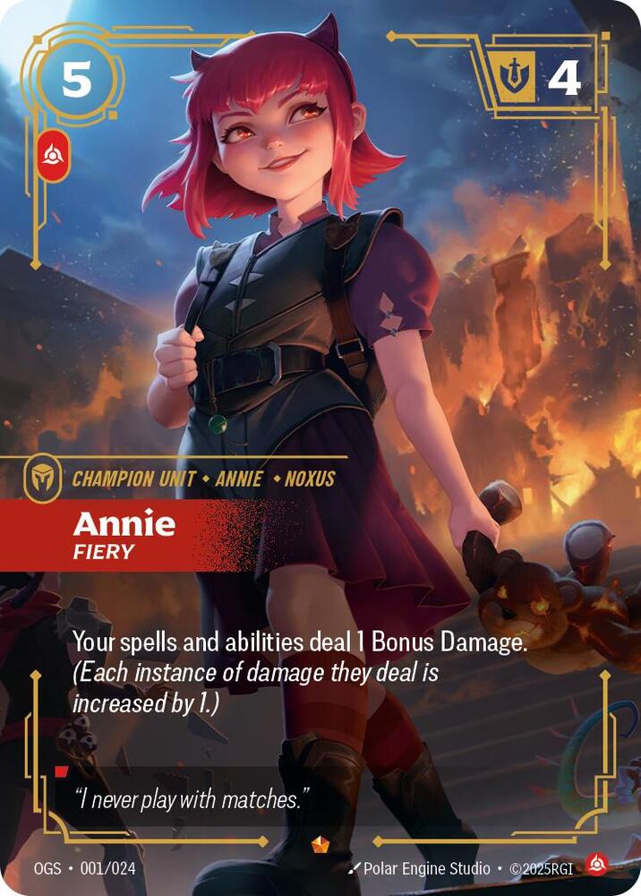 Annie - Fiery 001/024 RFTB1