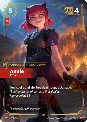 Annie - Fiery 001/024 RFTB1