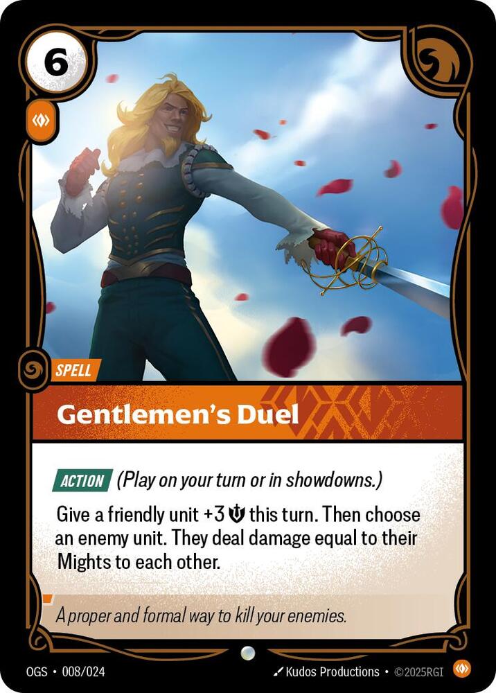 Gentlemen's Duel 008/024 RFTB1