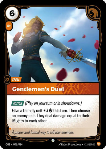 Gentlemen's Duel 008/024 RFTB1