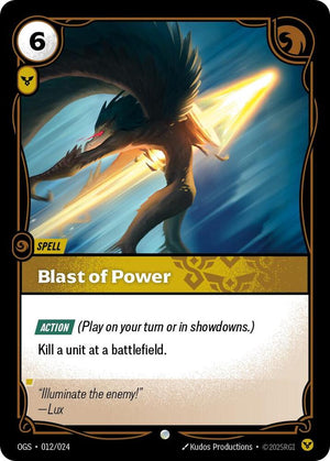 Blast of Power 012/024 RFTB1