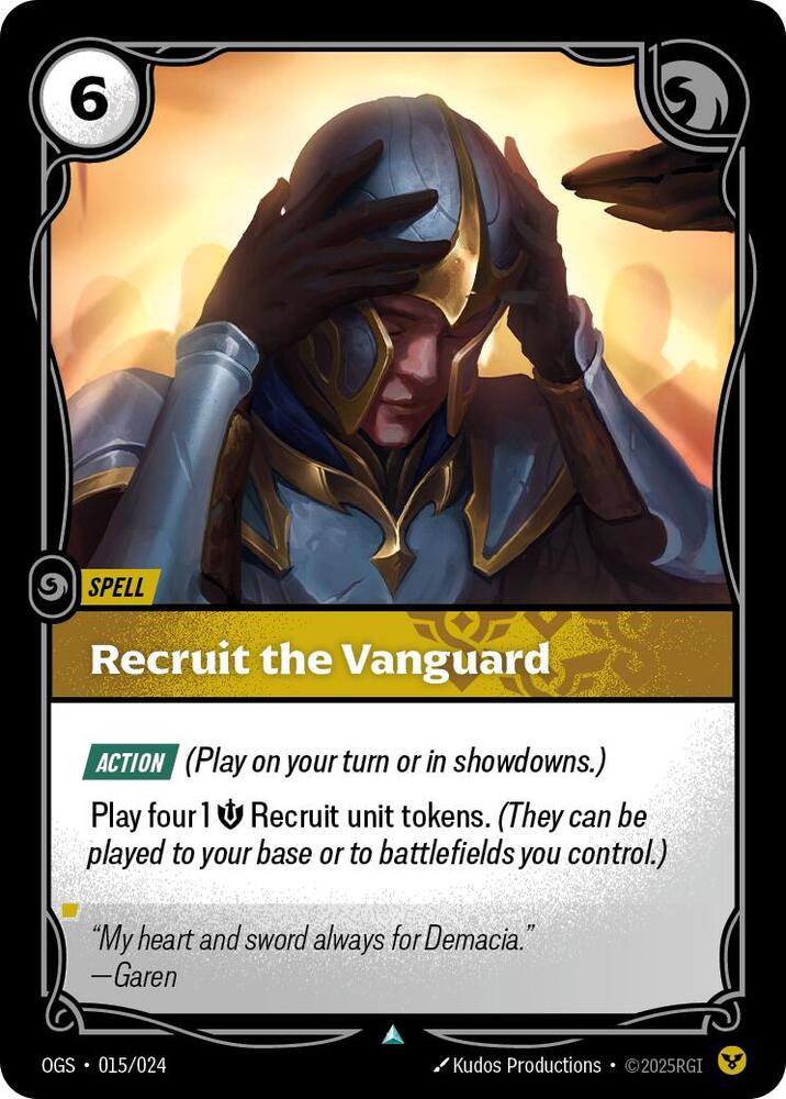 Recruit the Vanguard 015/024 RFTB1