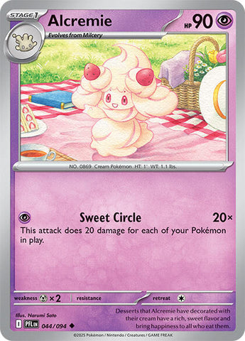 Alcremie (044/094) (Reverse Holo) [Mega Evolution: Phantasmal Flames]