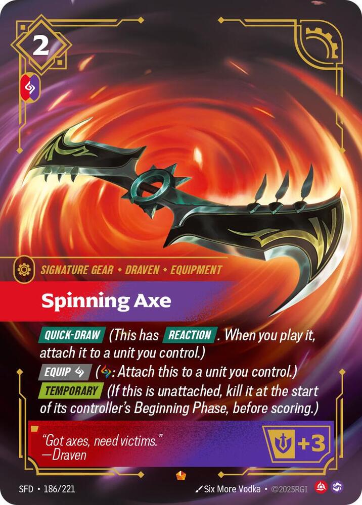 Spinning Axe 186/221 RFTB2