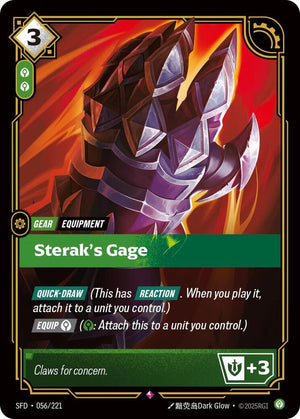 Sterak's Gage 056/221 RFTB2