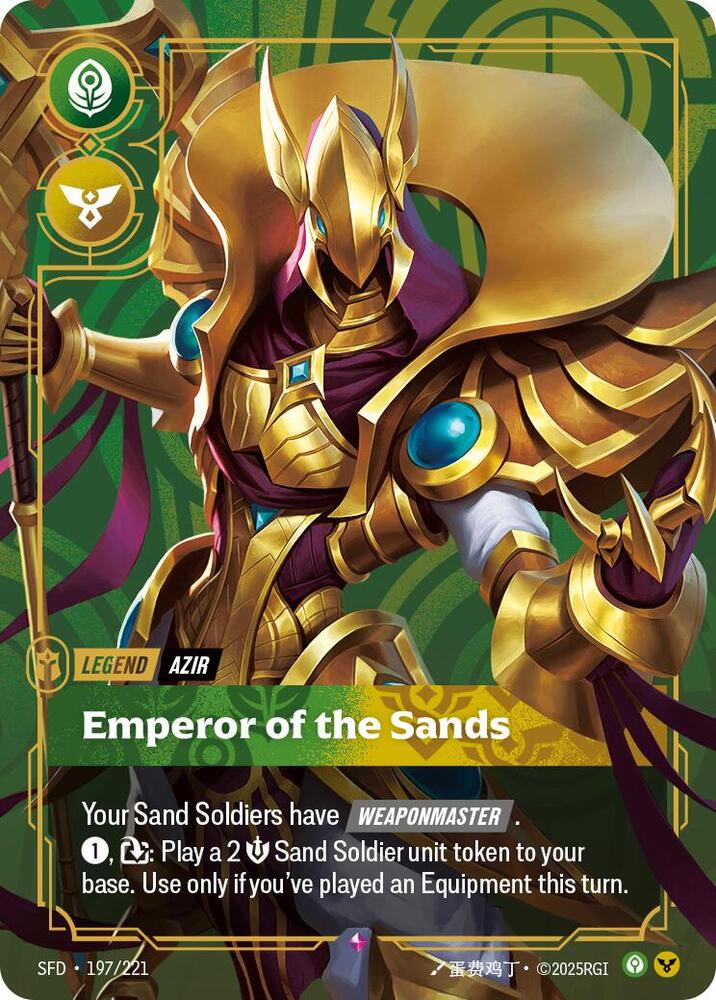Azir - Emperor of the Sands 197/221 RFTB2