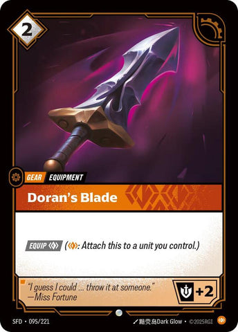 Doran's Blade 095/221 RFTB2