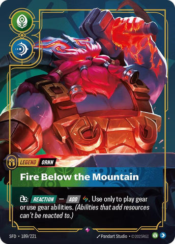 Ornn - Fire Below the Mountain 189/221 RFTB2