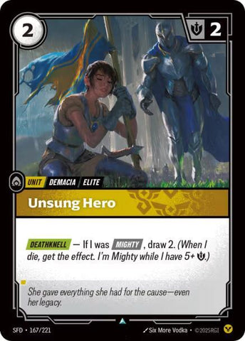 Unsung Hero 167/221 RFTB2