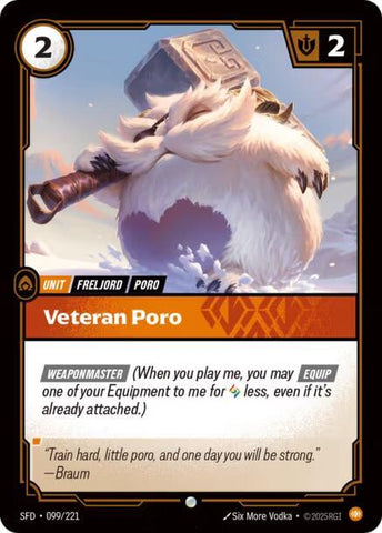 Veteran Poro 099/221 RFTB2