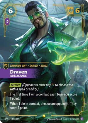 Draven - Audacious (Alternate Art) 148a/221 RFTB2