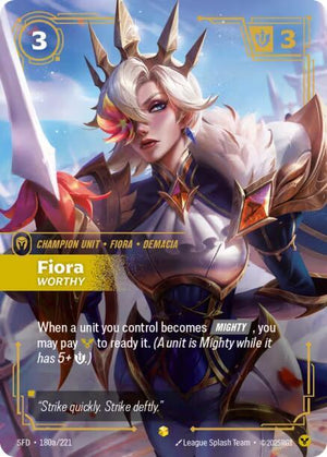 Fiora - Worthy (Alternate Art) 180a/221 RFTB2