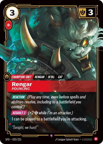 Rengar - Pouncing 025/221 RFTB2