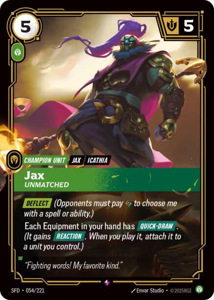 Jax - Unmatched 054/221 RFTB2