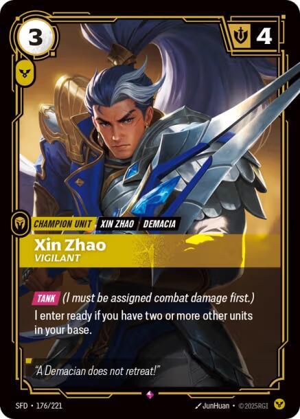 Xin Zhao - Vigilant 176/221 RFTB2