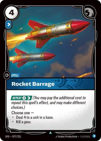 Rocket Barrage 077/221 RFTB2