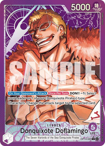 Donquixote Doflamingo (Alternate Art) [The Azure Sea's Seven]