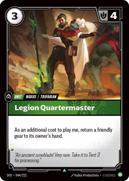 Legion Quartermaster 044/221 RFTB2