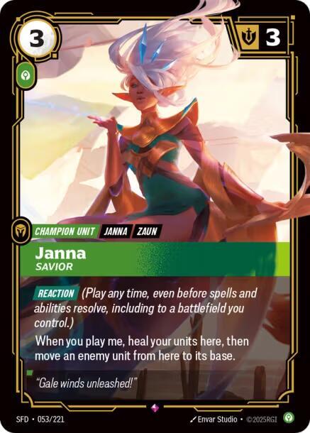 Janna - Savior 053/221 RFTB2