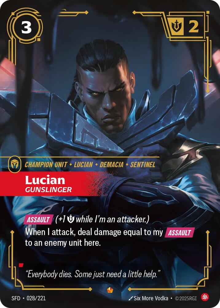 Lucian - Gunslinger 028/221 RFTB2