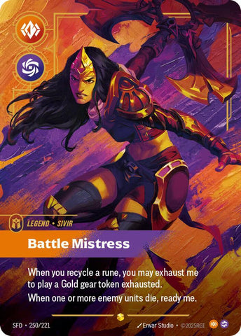 Sivir - Battle Mistress (Overnumbered) 250/221 RFTB2