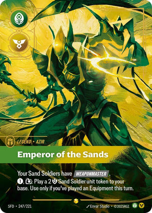 Azir - Emperor of the Sands (Overnumbered) 247/221 RFTB2