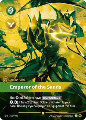 Azir - Emperor of the Sands (Overnumbered) 247/221 RFTB2