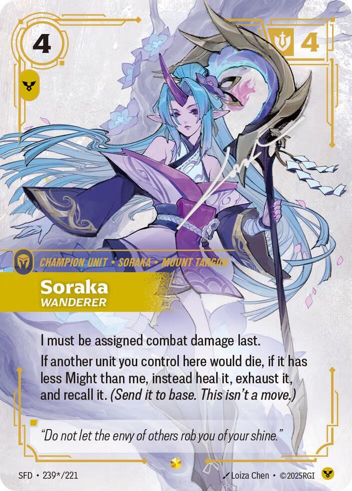 Soraka - Wanderer (Signature) 239*/221 RFTB2
