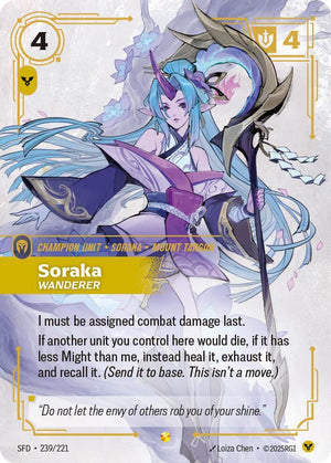 Soraka - Wanderer (Overnumbered) 239/221 RFTB2
