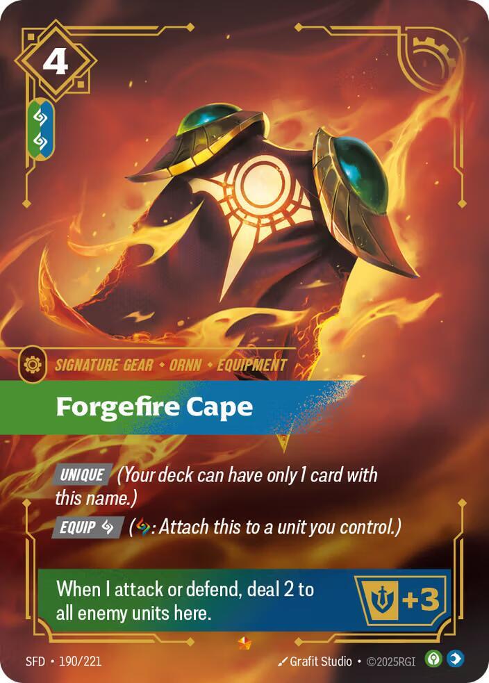 Forgefire Cape 190/221 RFTB2