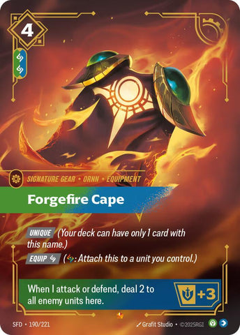 Forgefire Cape 190/221 RFTB2