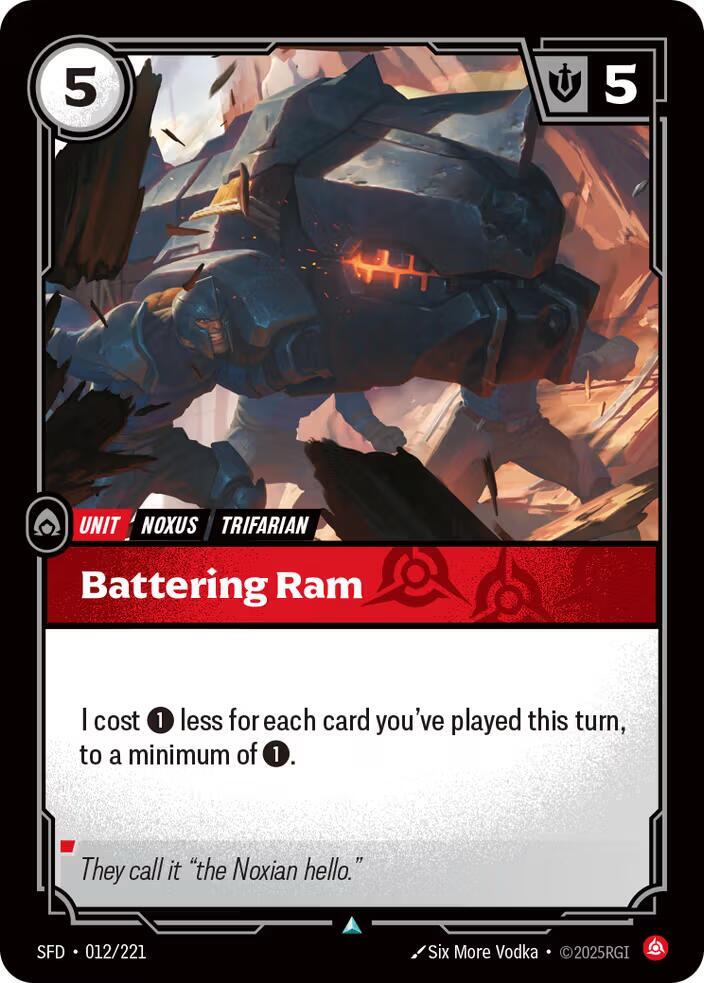 Battering Ram 012/221 RFTB2