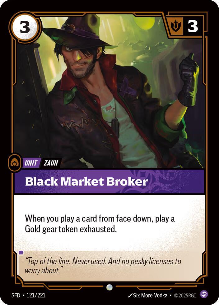 Black Market Broker 121/221 RFTB2