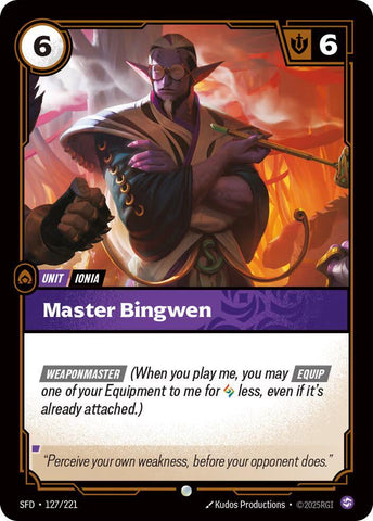 Master Bingwen 127/221 RFTB2