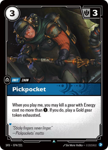 Pickpocket 074/221 RFTB2