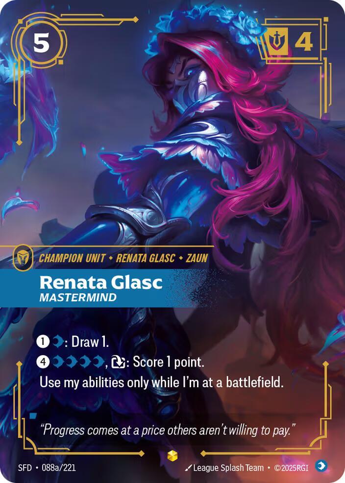 Renata Glasc - Mastermind (Alternate Art) 088a/221 RFTB2