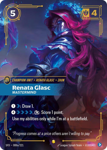 Renata Glasc - Mastermind (Alternate Art) 088a/221 RFTB2