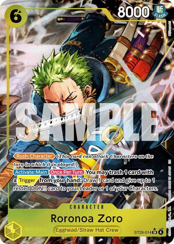 Roronoa Zoro (Full Art) [Starter Deck 29: Egghead]