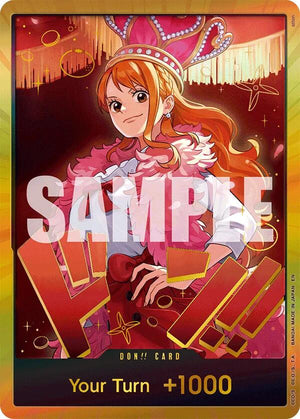 DON!! Card (Nami) (Gold) [Extra Booster: One Piece Heroines Edition]
