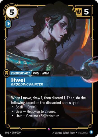 Hwei - Brooding Painter 080/219 RFTB3