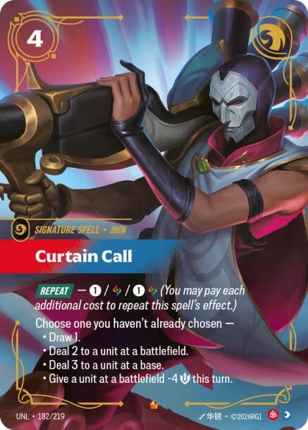 Curtain Call 182/219 RFTB3
