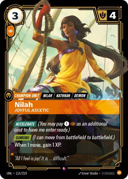 Nilah - Joyful Ascetic 115/219 RFTB3