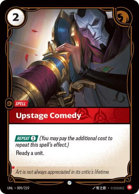Upstage Comedy 009/219 RFTB3