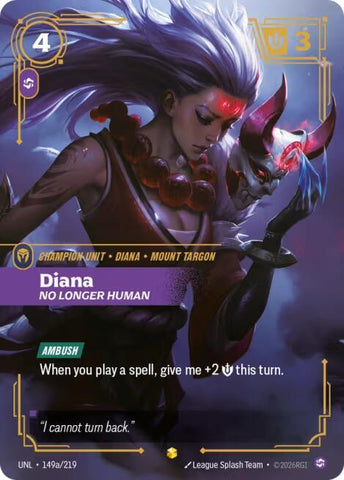 Diana - No Longer Human (Alternate Art) 149a/219 RFTB3
