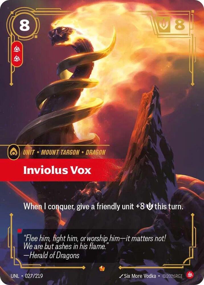 Inviolus Vox 027/219 RFTB3