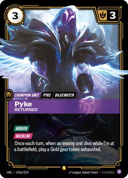 Pyke - Returned (Alternate Art) 145a/219 RFTB3