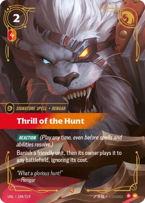 Thrill of the Hunt 184/219 RFTB3