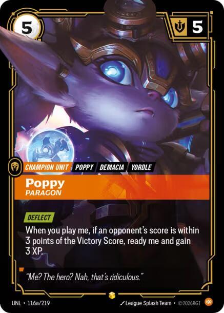 Poppy - Paragon (Alternate Art) 116a/219 RFTB3