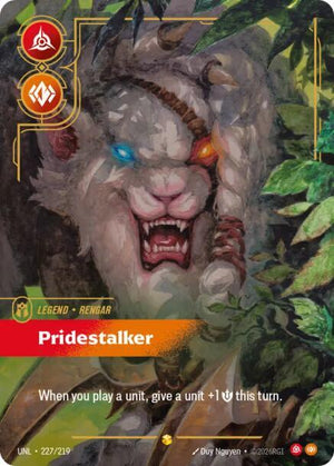 Rengar - Pridestalker (Overnumbered) 227/219 RFTB3